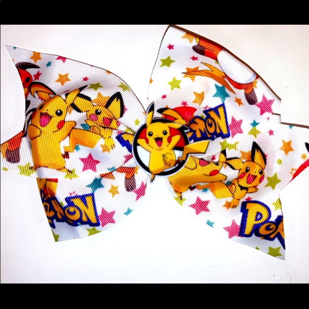 Large Pokémon Bow ✨FREE SHIPPING ON 5+ BOWS✨